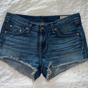 RAG & BONE 100% cotton denim shorts